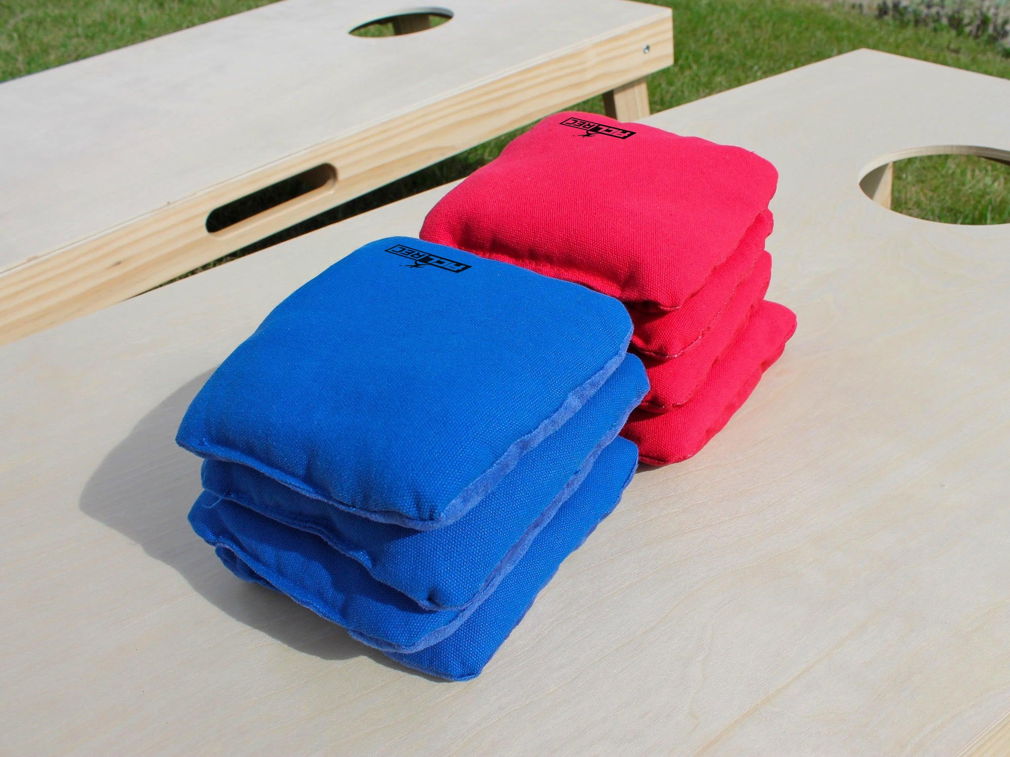 Cornhole poser 8 stk. (Hurtig/langsom stof)
