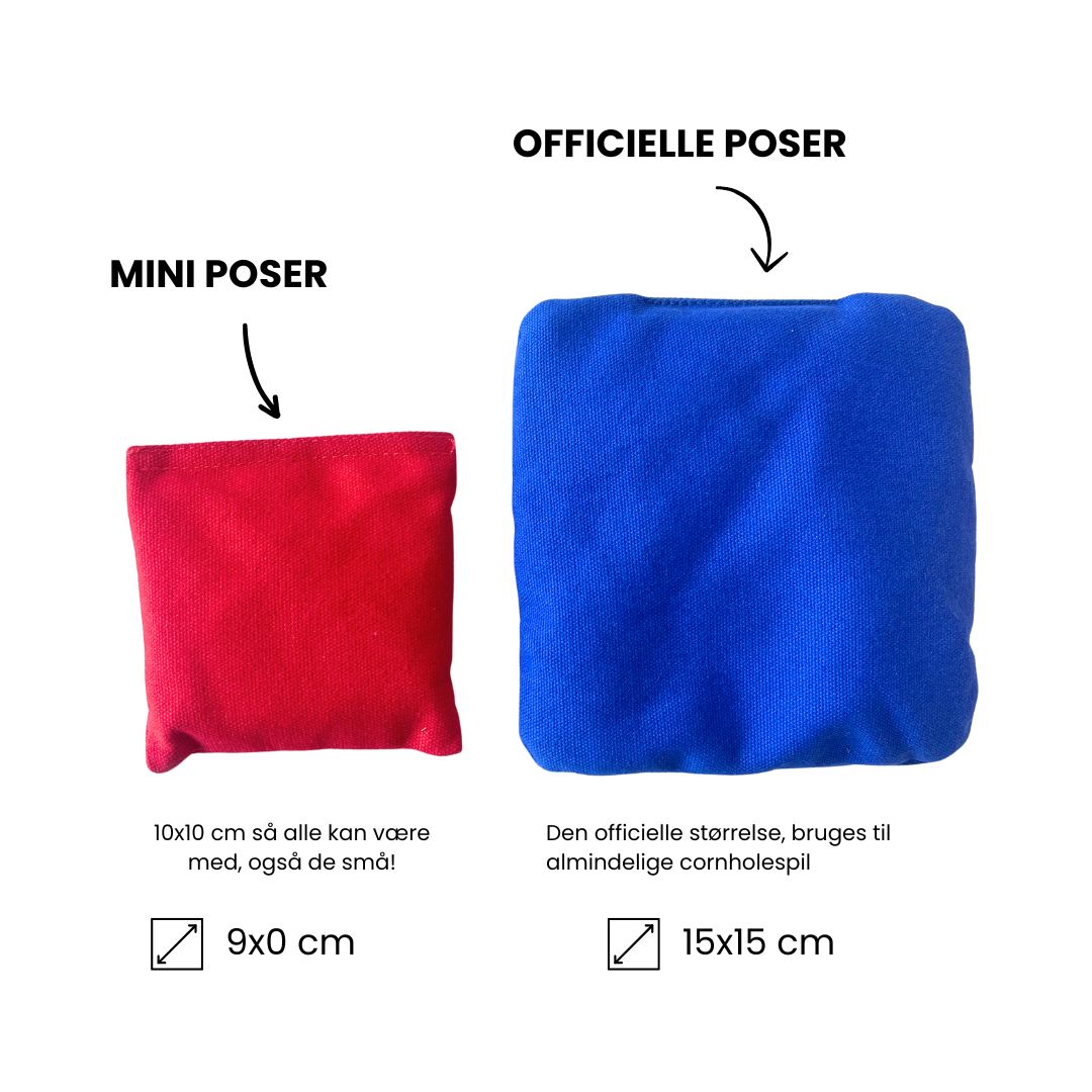 MINI Cornhole poser (8 stk.)