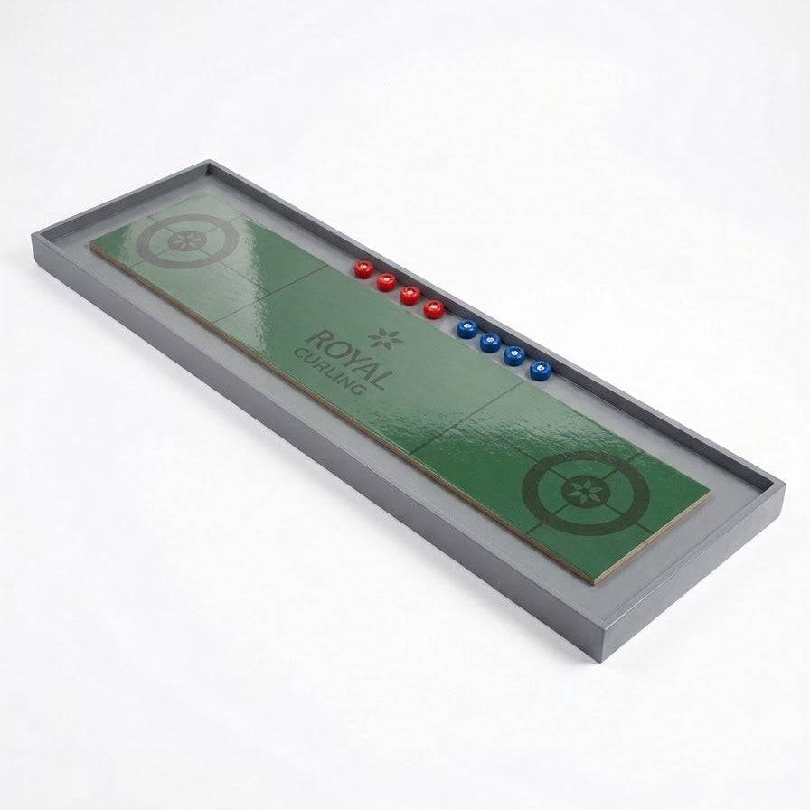 Shuffleboard med custom print fra cornhole.dk