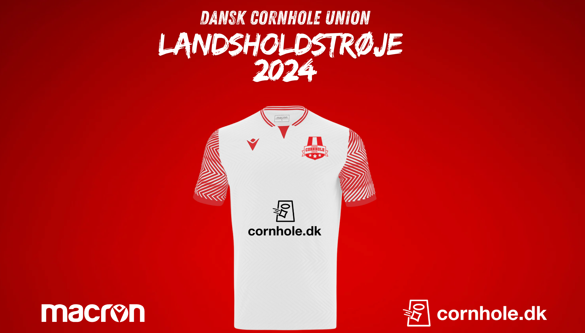 Landsholdstrøjen / Dansk Cornhole Union 2024 - Macron