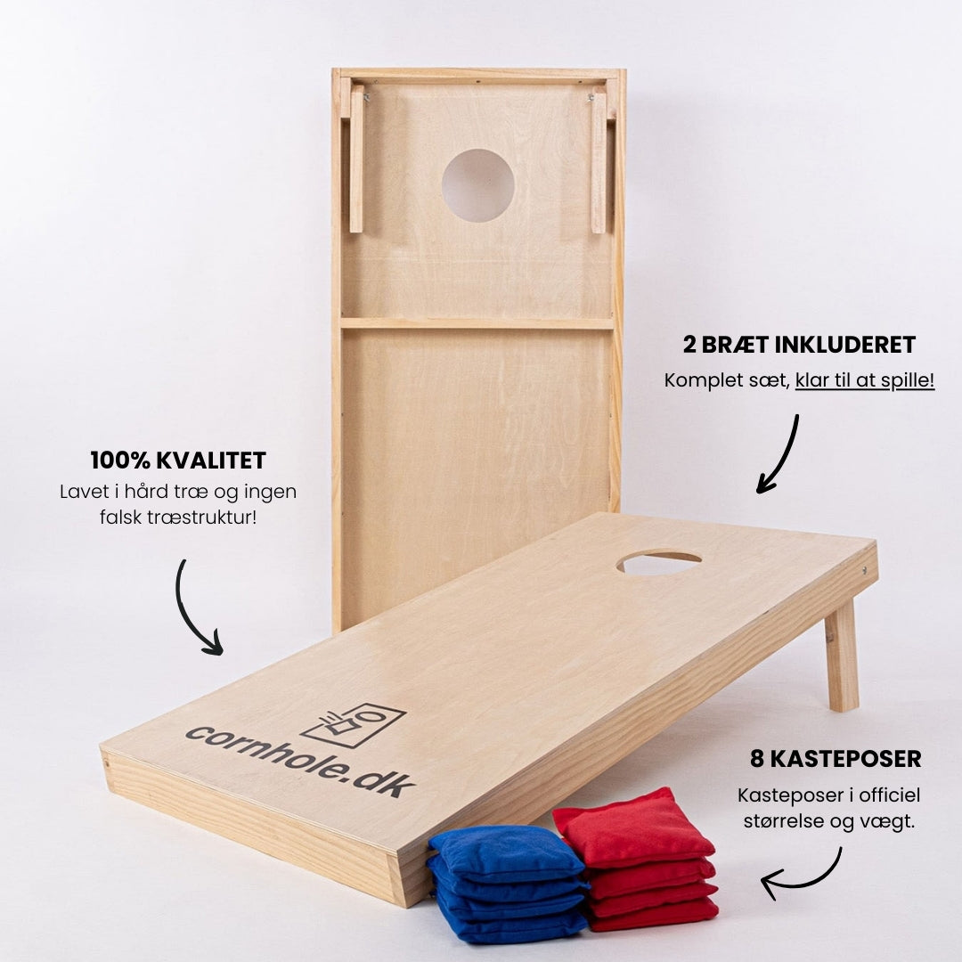 Cornhole sæt 120x60 cm. (Officielle mål)