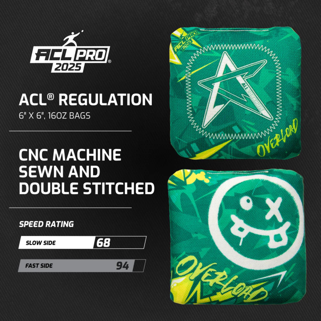 Overload ACL PRO 2025 - 4 stk. Cornhole poser