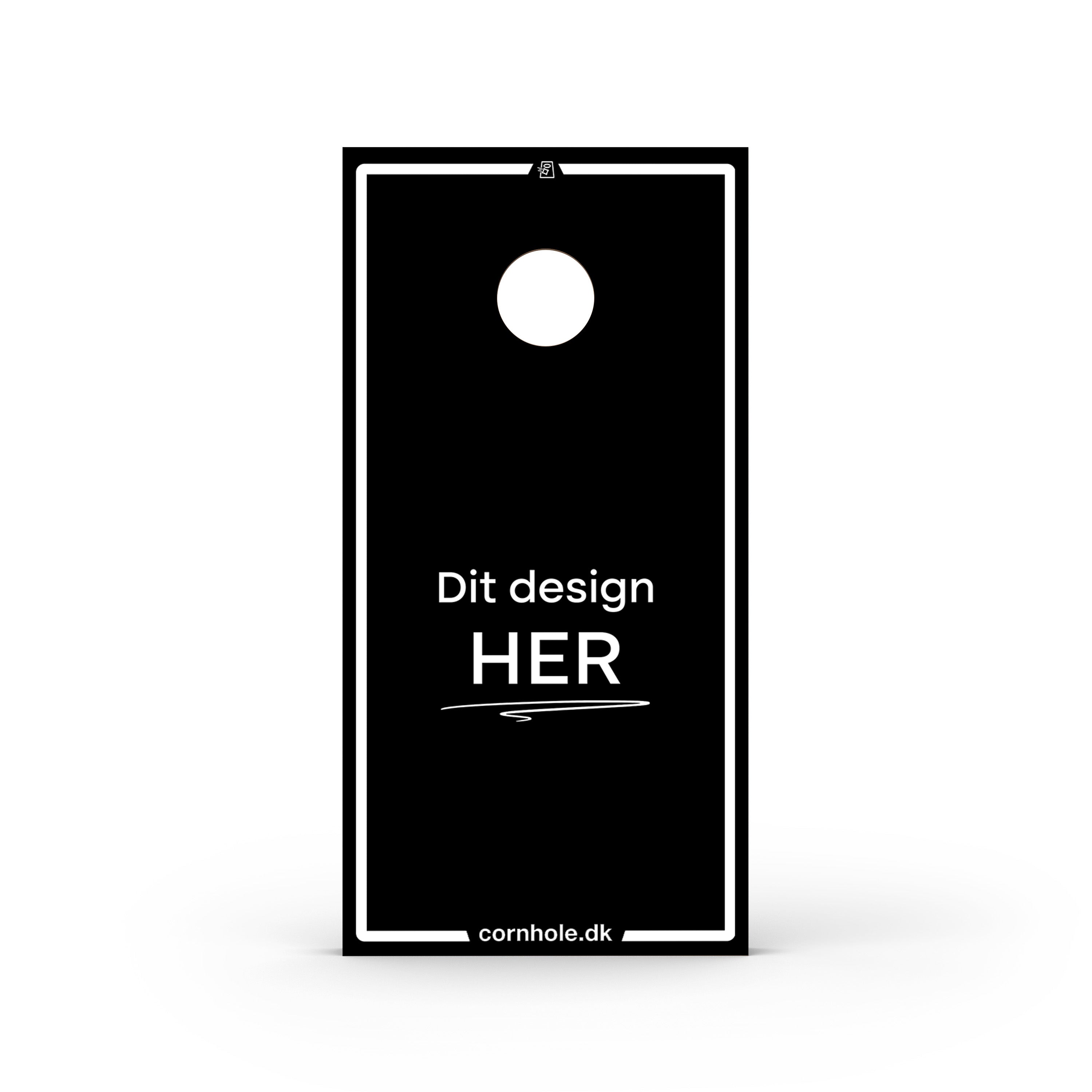 Custom cornholesæt 120x60 cm. (Design selv)